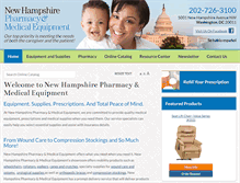 Tablet Screenshot of nhmedsupply.com